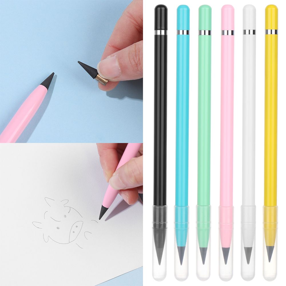 HB Eternal Pencil No Ink Pen Unlimited Writing Inkless Pen Sketch Painting Tool Office School Stationery Supplies